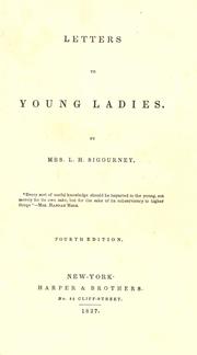 Cover of: Letters to young ladies by Lydia H. Sigourney