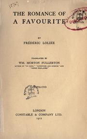 Cover of: The romance of a favourite by Frédéric Loliée