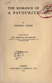 Cover of: The romance of a favourite by Frédéric Loliée, Frédéric Loliée