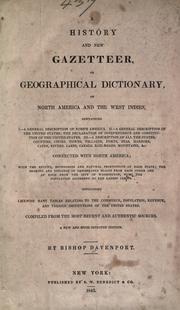 Cover of: A history and new gazetteer: or geographical dictionary, of North America and the West Indies.