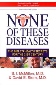 Cover of: None of these diseases by S. I. McMillen