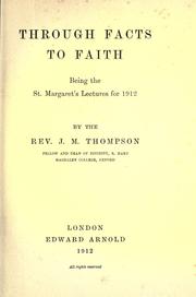 Cover of: Through facts to faith