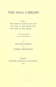 Cover of: The Saga library by  by William Morris and Eir©Øikr Magn©Øusso