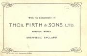 Cover of: Thos. Firth & sons, limited, Norfolk works, Sheffield, England ...