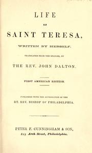 Cover of: Life of Saint Teresa by Teresa of Avila