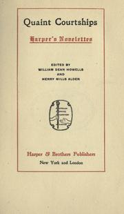 Cover of: Quaint courtships. by William Dean Howells