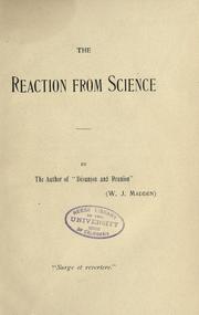 Cover of: The reaction from science