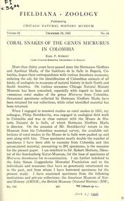 Cover of: Coral snakes of the genus Micrurus in Colombia by Karl Patterson Schmidt