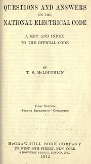Cover of: Questions and answers on the National electrical code: a key and index to the official code