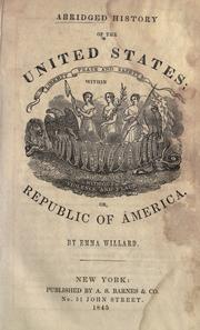 Cover of: Abridged history of the United States: or, Republic of America