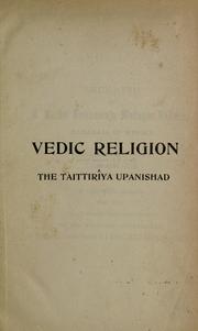 Cover of: The Taittir©Æiya-upanishad