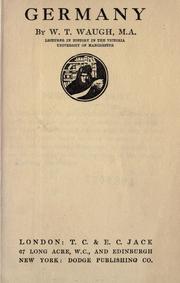 Cover of: Germany.