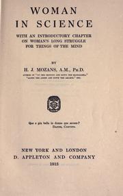 Cover of: Woman in science