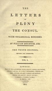 Cover of: The letters of pliny the Consul by Pliny the Younger