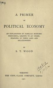 Cover of: A primer of political economy