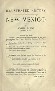 Cover of: Illustrated history of New Mexico by Benjamin M. Read