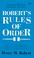 Cover of: Roberts Rules of Order