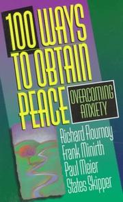 Cover of: 100 Ways to Obtain Peace: Overcoming Anxiety