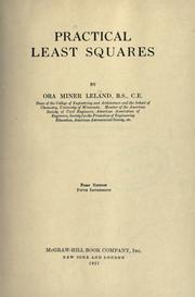Practical least squares by Ora Miner Leland