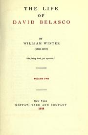 The life of David Belasco by William Winter