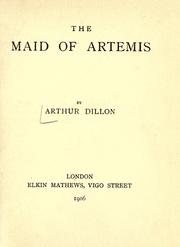 Cover of: maid of Artemis