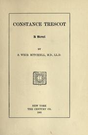 Cover of: Constance Trescot: a novel.