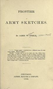 Cover of: Frontier army sketches by Steele, James W.