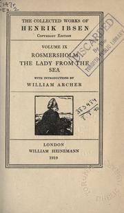 Cover of: Rosmersholm by Henrik Ibsen