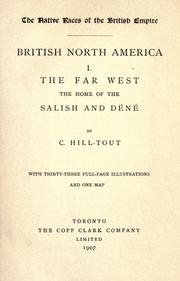 British North America by Charles Hill-Tout