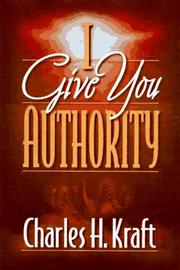 Cover of: I give you authority