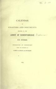 Cover of: Calendar of charters and documents relating to Selborne and its priory by Selborne Priory.