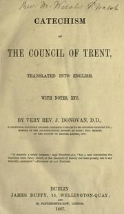 Cover of: Catechism of the Council of Trent by Catholic Church. Catechismus romanus. English.