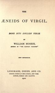 Cover of: The Aeneids of Virgil. by Publius Vergilius Maro