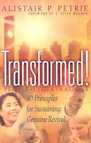 Cover of: Transformed! by Alistair P. Petrie