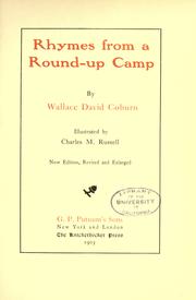 Cover of: Rhymes from a round-up camp