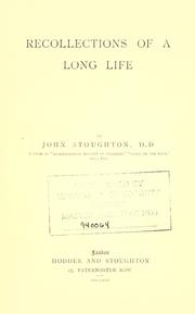 Cover of: Recollections of a long life