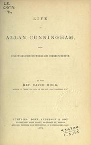 Cover of: Life of Allan Cunningham by David Hogg