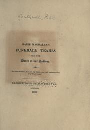 Cover of: [Marie Magdalen's funerall teares for the death of our Saviour. by Robert Southwell