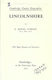 Cover of: Lincolnshire.