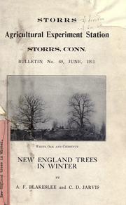 Cover of: New England trees in winter