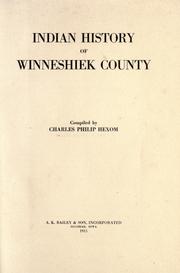 Cover of: Indian history of Winneshiek county by Charles Philip Hexom