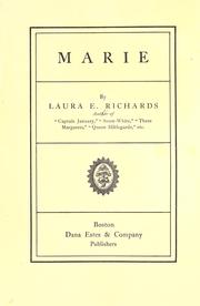 Cover of: Marie by Laura Elizabeth Howe Richards