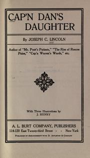 Cover of: Cap'n Dan's daughter by Joseph Crosby Lincoln
