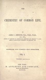 Cover of: The chmeistry of common life.: Illustrated with numerous wood engravings.