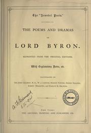Cover of: The poems and dramas of Lord Byron by Lord Byron