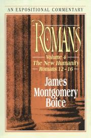 Cover of: Romans by James Montgomery Boice, James Montgomery Boice