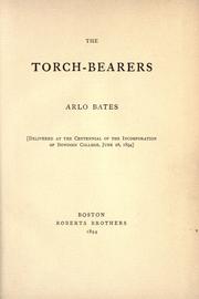 Cover of: The torch-bearers by Arlo Bates