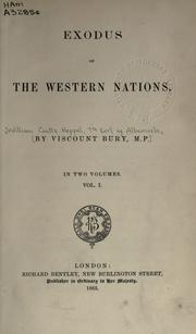 Cover of: Exodus of the Western nations.