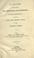 Cover of: A letter to His Grace the Archbishop of Canterbury, on some circumstances connected with the present crisis in the English church