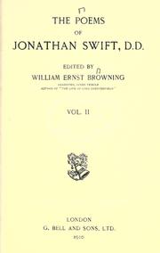 Cover of: The poems of Jonathan Swift by Jonathan Swift